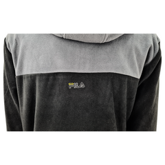 Fila Felpa con cappuccio mezza zip in pile Perry uomo