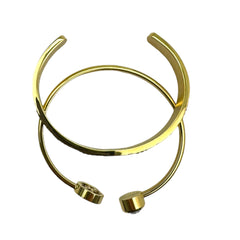 Guess bracciali duo gold black donna