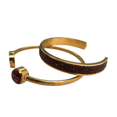 Guess bracciali duo gold red donna