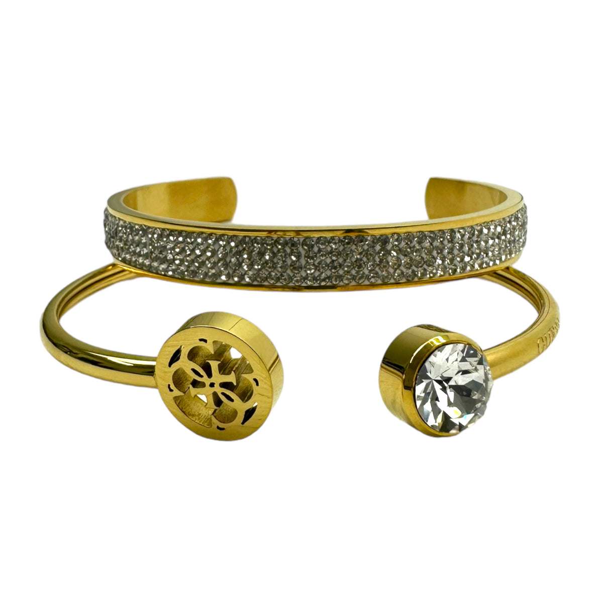 Guess bracciali duo gold silver donna