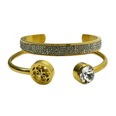 Guess bracciali duo gold silver donna