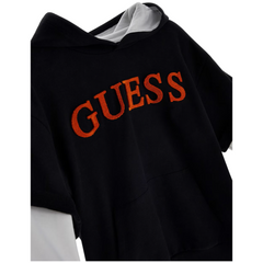 Guess felpa cappuccio patch logo frontale bambino