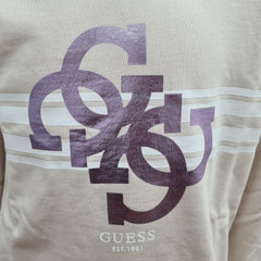 Guess felpa girocollo logo 4 G bambina