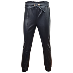 Guess pantaloni jogger similpelle bambina