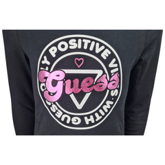 Guess t-shirt manica lunga in misto cotone bambina