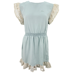 Guess Abito con Pizzi in Sintetico Bambina