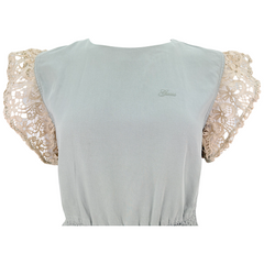 Guess Abito con Pizzi in Sintetico Bambina