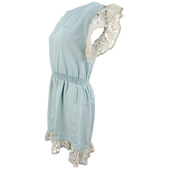 Guess Abito con Pizzi in Sintetico Bambina