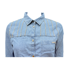Guess Camicia Manica Lunga in Cotone Bambina