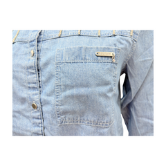 Guess Camicia Manica Lunga in Cotone Bambina