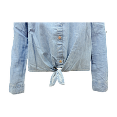 Guess Camicia Manica Lunga in Cotone Bambina