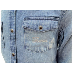 Guess Camicia Manica Lunga in Cotone Bambina