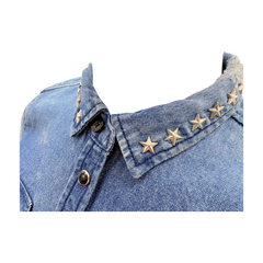 Guess Camicia Manica Lunga in Cotone Bambina
