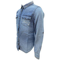Guess Camicia Manica Lunga in Cotone Bambina