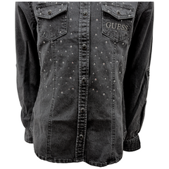Guess Camicia Manica Lunga in Cotone Bambina