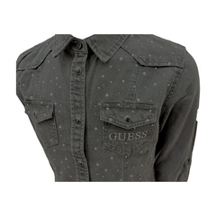 Guess Camicia Manica Lunga in Cotone Bambina