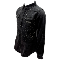 Guess Camicia Manica Lunga in Cotone Bambina