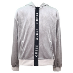 Guess Felpa Full zip con cappuccio bambina