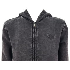 Guess Felpa Full zip con cappuccio in cotone bambina