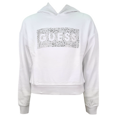 Guess Felpa con cappuccio in cotone bambina