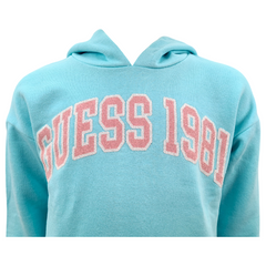 Guess Felpa con cappuccio in misto cotone bambina