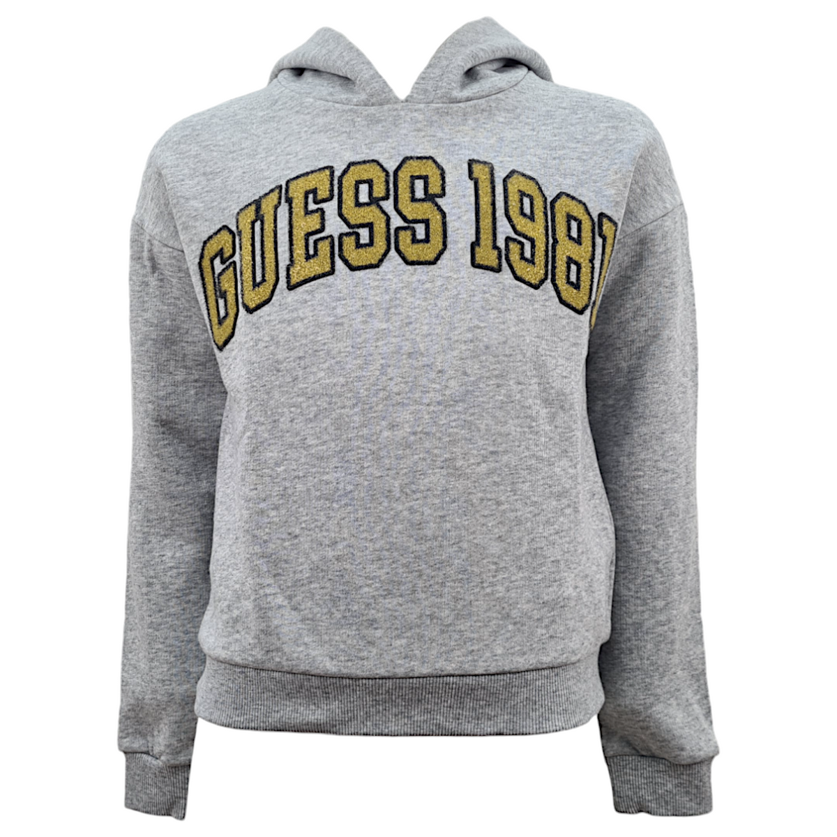 Guess Felpa con cappuccio in misto cotone bambina