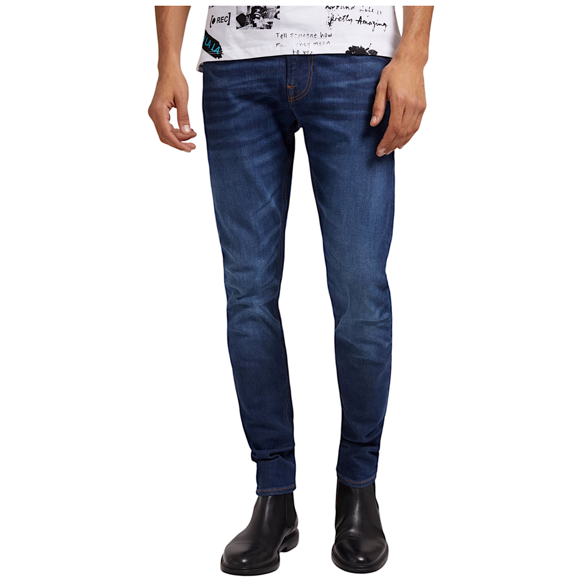 Guess Jeans Chris Mid Rise Super Skinny Uomo