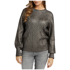 Guess Maglione Effetto Metallizzato Shopie Donna
