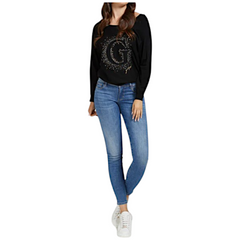 Guess Maglione Girocollo Manica a Pipistrello Abby Donna