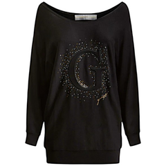 Guess Maglione Girocollo Manica a Pipistrello Abby Donna