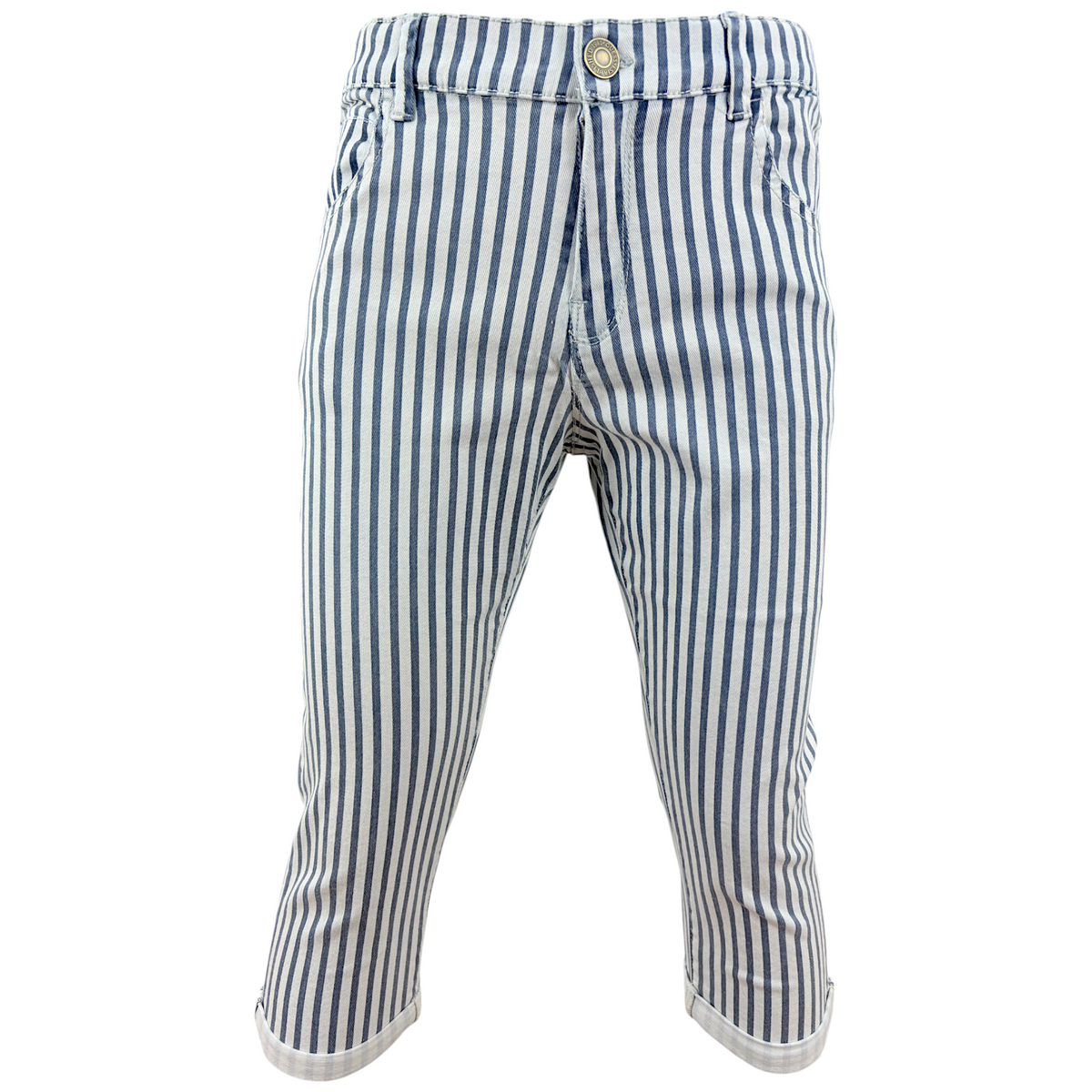 Guess Pantalone Pinocchietto in Misto Cotone Bambina