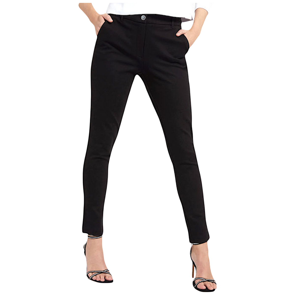 Guess Pantaloni in Misto Viscosa Zoe Donna