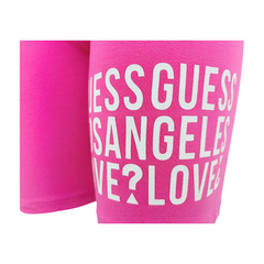 Guess Shorts Ciclista in Misto Cotone Bambina