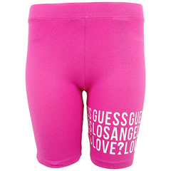 Guess Shorts Ciclista in Misto Cotone Bambina