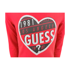 Guess T-shirt Manica Lunga in Misto Cotone Bambina