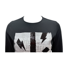 Guess T-shirt Manica Lunga in Misto Cotone Bambina
