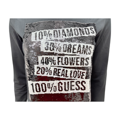 Guess T-shirt Manica Lunga in Misto Cotone Bambina
