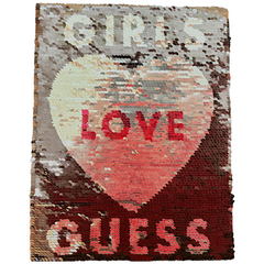 Guess T-shirt Manica Lunga in Misto Cotone Bambina