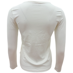 Guess T-shirt Manica Lunga in Misto Cotone Bambina