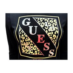 Guess T-shirt Manica Lunga in Misto Cotone Bambina