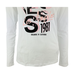 Guess T-shirt Manica Lunga in Misto Cotone Bambina