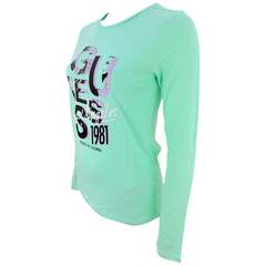 Guess T-shirt Manica Lunga in Misto Cotone Bambina