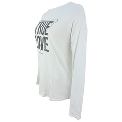 Guess T-shirt Manica Lunga in Misto Viscosa Bambina