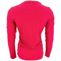 Guess  T-shirt manica lunga in misto Cotone Girocollo Donna