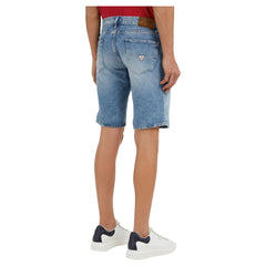 Guess Bermuda in Denim misto Lino Uomo