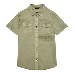 Guess Camicia Manca Corta in Cotone Bambino