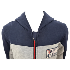 Guess felpa full zip con cappuccio in cotone bambino