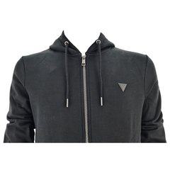 Guess felpa full zip con cappuccio uomo