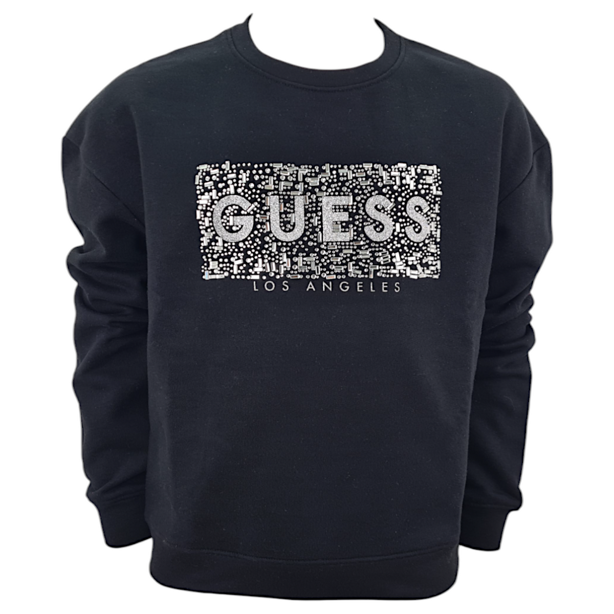 Guess Felpa girocollo in misto cotone bambina