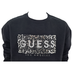 Guess Felpa girocollo in misto cotone bambina